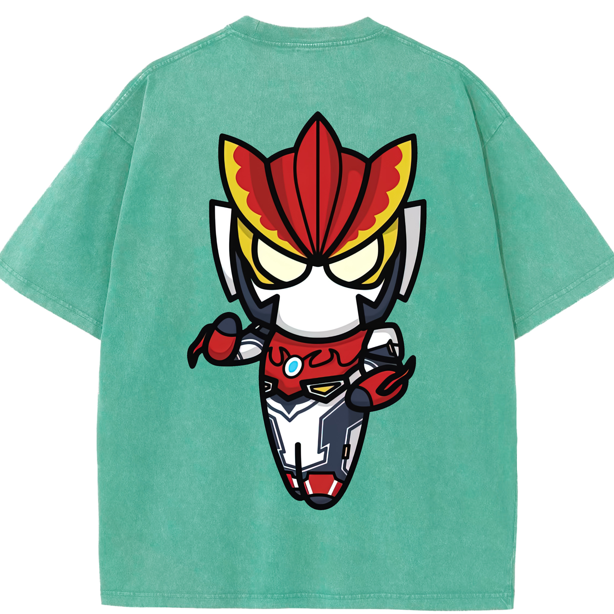 （画像用） ウルトラマン Ultraman 綿100% ヴィンテージ風 半袖Tシャツ（背面プリント）